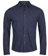 T1416 1416 Tee Jays Luxury Organic Stretch Long Sleeve Shirt Navy colour image